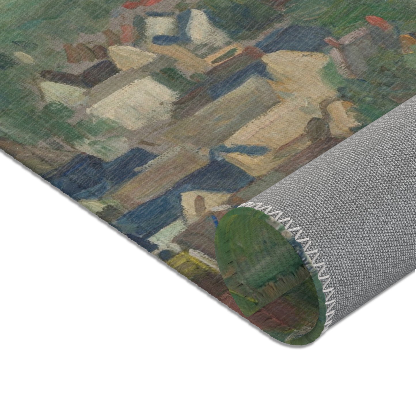 Paul Cezanne - Auvers, Panoramic View | Area Rug