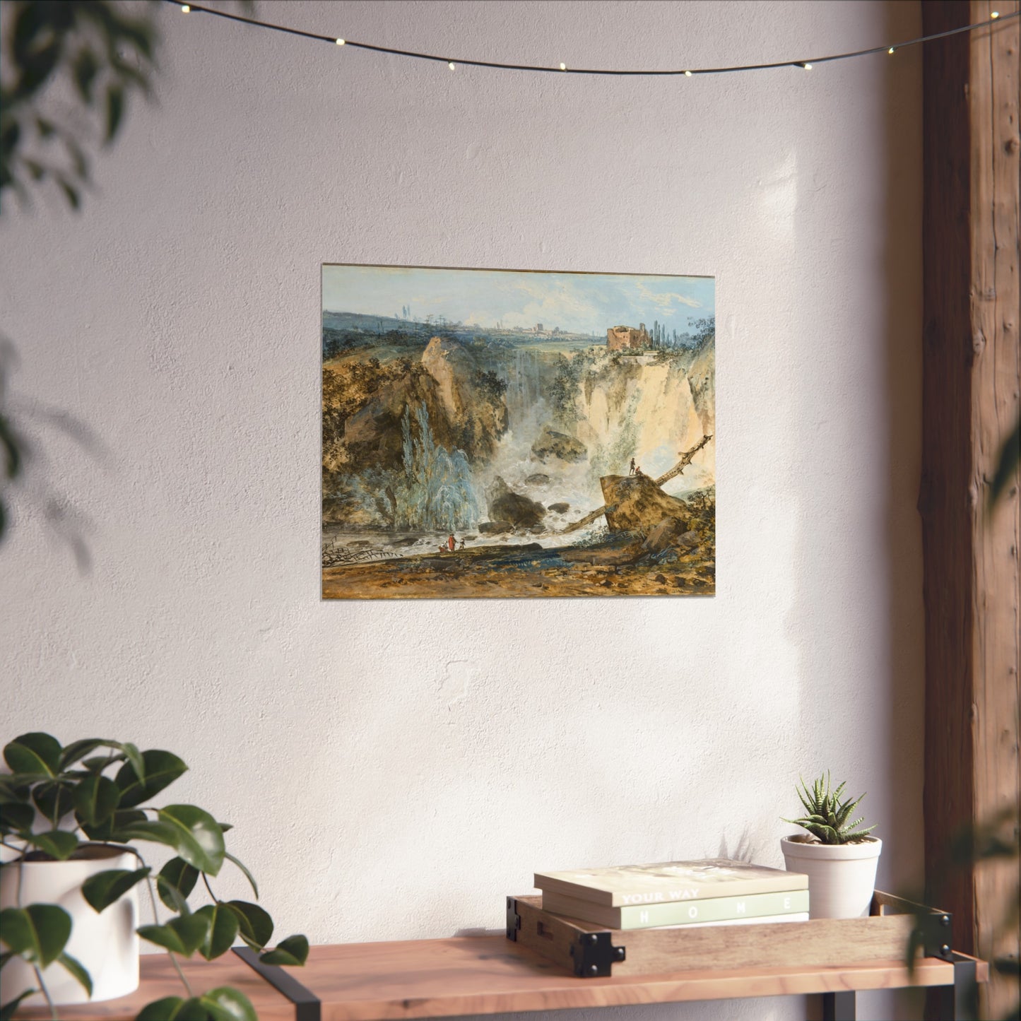 Louis Gabriel Moreau - Waterfall | Fine Art Poster