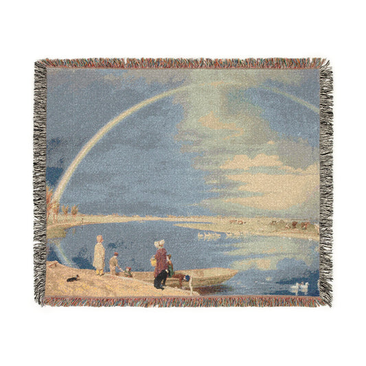 An April Shower A View — Turner Tapestry Blanket