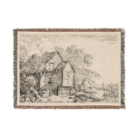 The Little Bridge — Ruisdael Tapestry Blanket