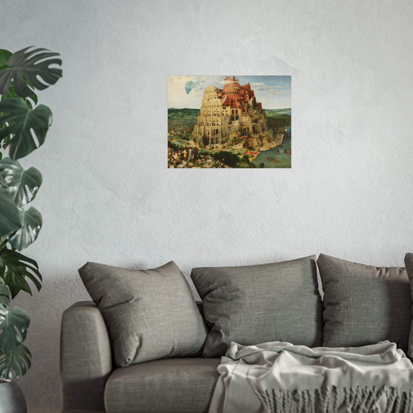 Pieter Bruegel the Elder - The Tower of Babel (Vienna) - Google Art Project - edited | Fine Art Poster