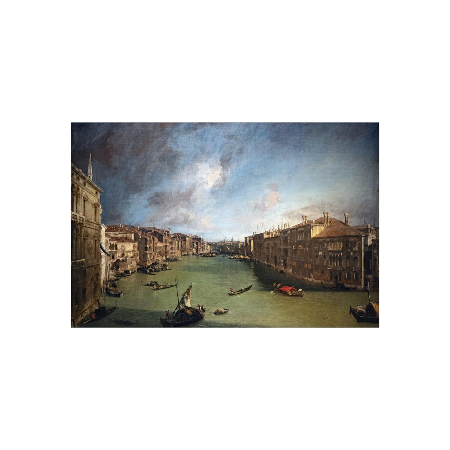 Ca' Rezzonico - Canal Grande da Palazzo Balbi a Rialto C.1722 - Canaletto | Fine Art Poster