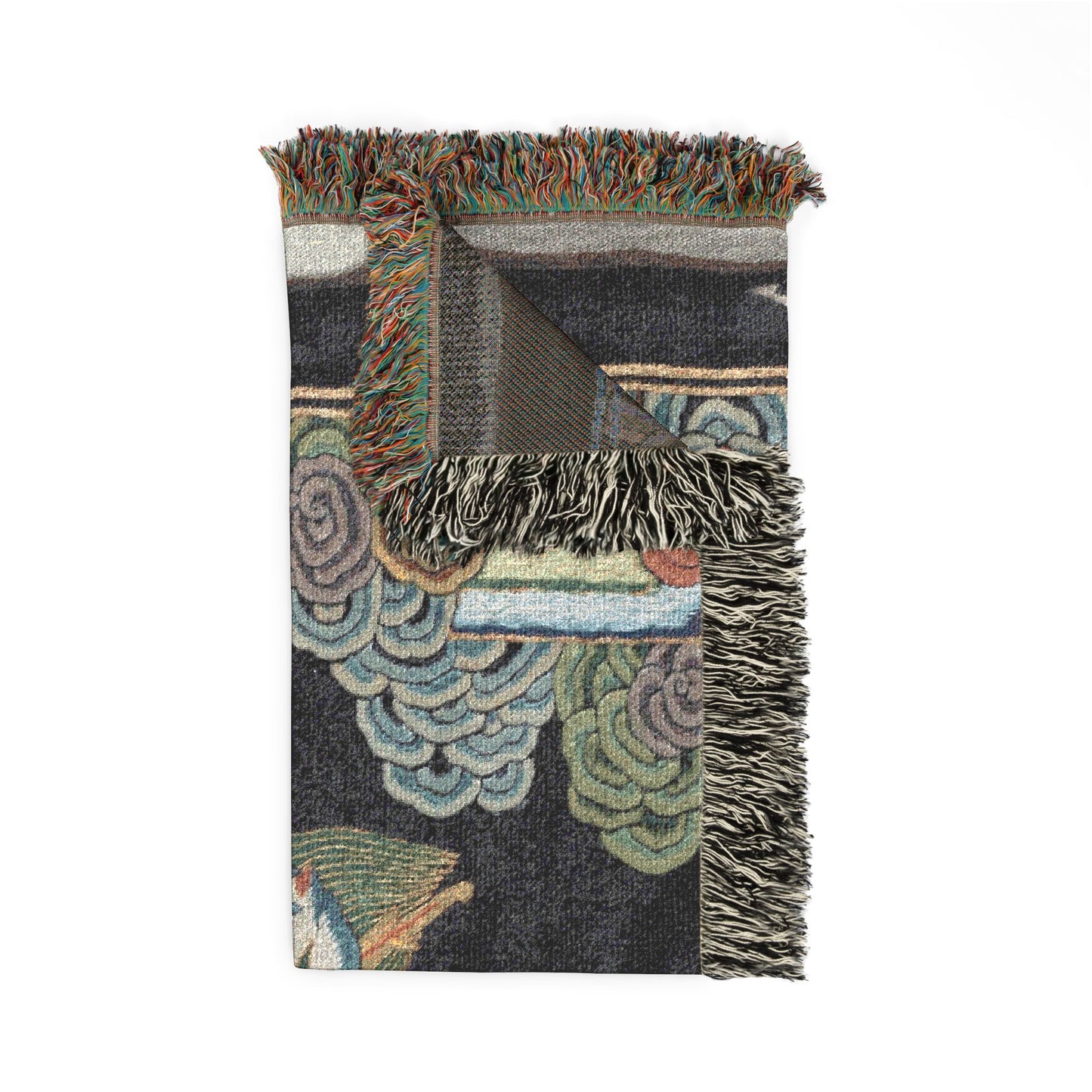 130_rank-badge-buzi | Woven Tapestry Blanket