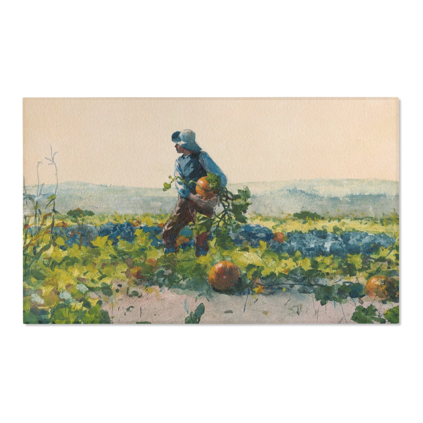 Winslow Homer - For to Be a Farmer's Boy | Area Rug