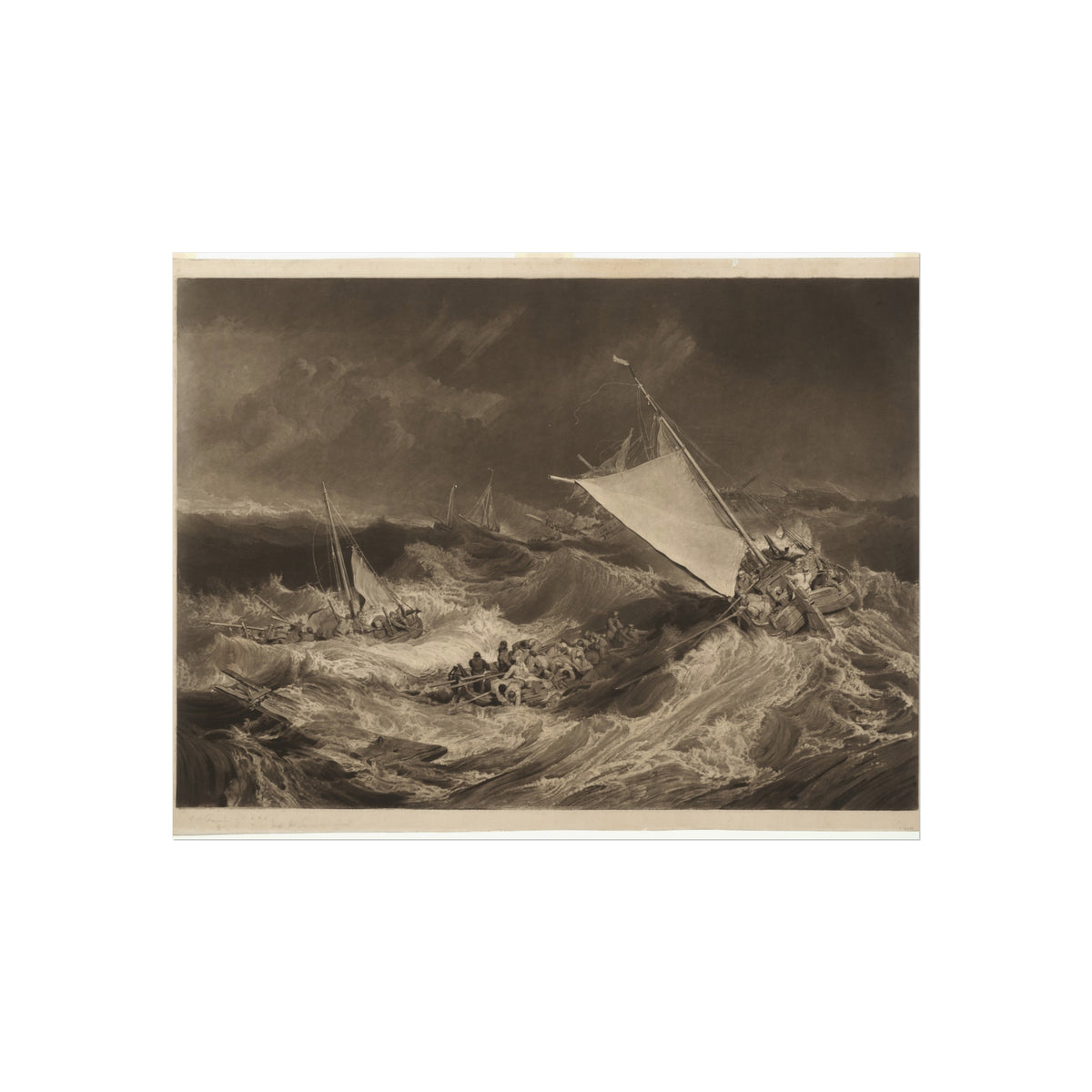 A Shipwreck — Charles Turner Fine Art Poster