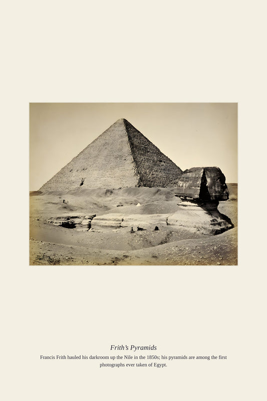 Frith’s Pyramids — antique art print