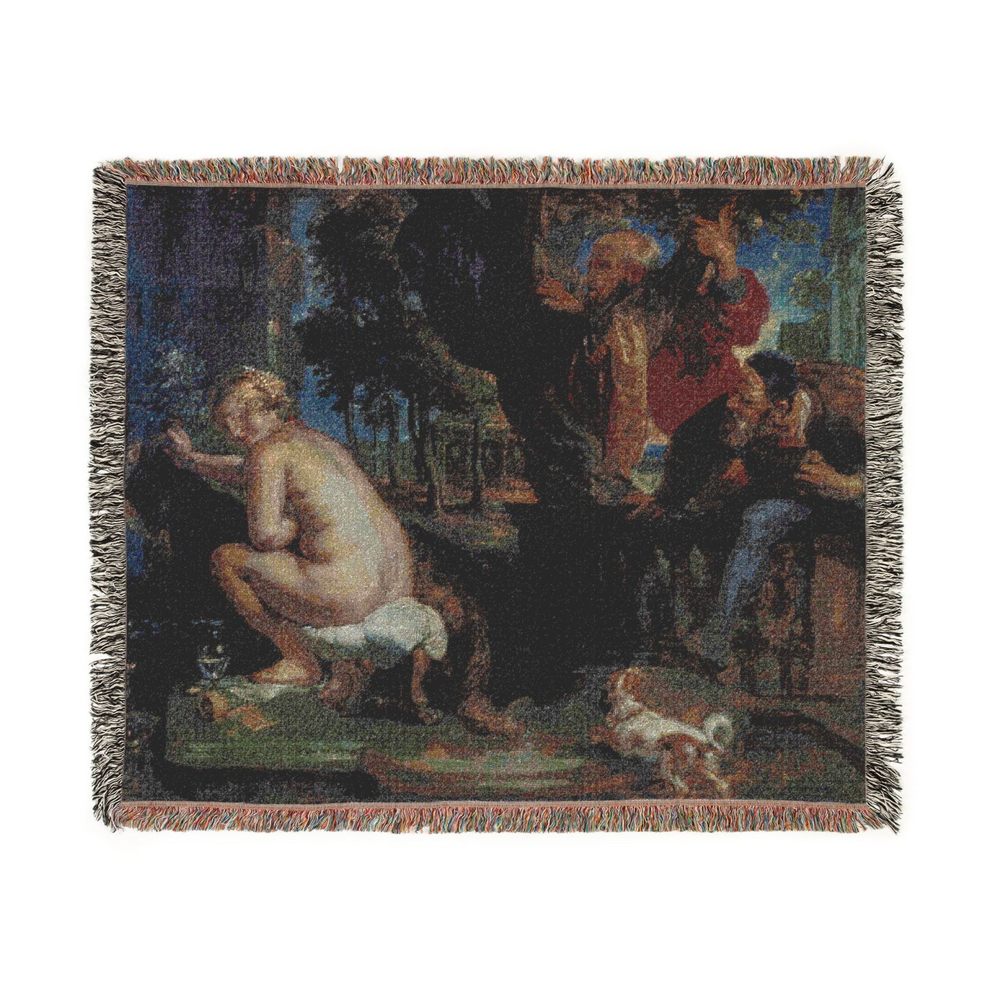 Susanna and the Elders - Peter Paul Rubens | Woven Tapestry Blanket