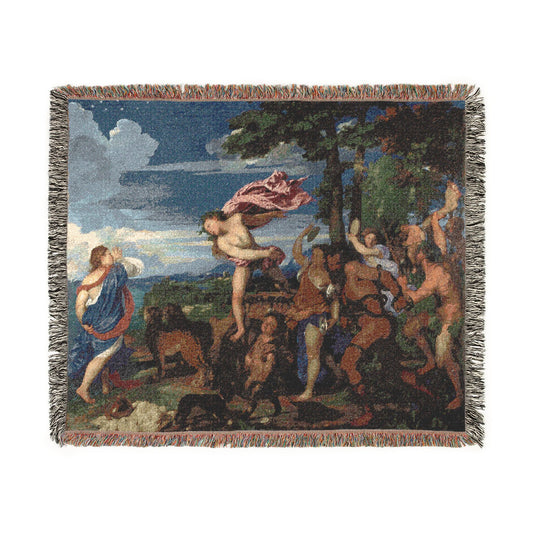 Bacchus and Ariadne — Titian Tapestry Blanket