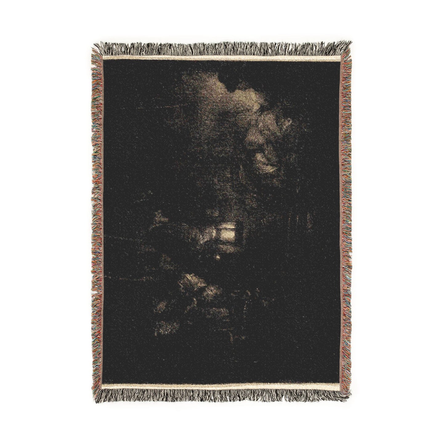 Rembrandt van Rijn - The Adoration of the Shepherds A Night Piece | Woven Tapestry Blanket