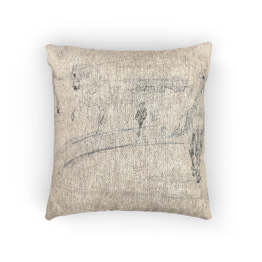 Sketchbook, 1880 — Toulouse-Lautrec Pillow