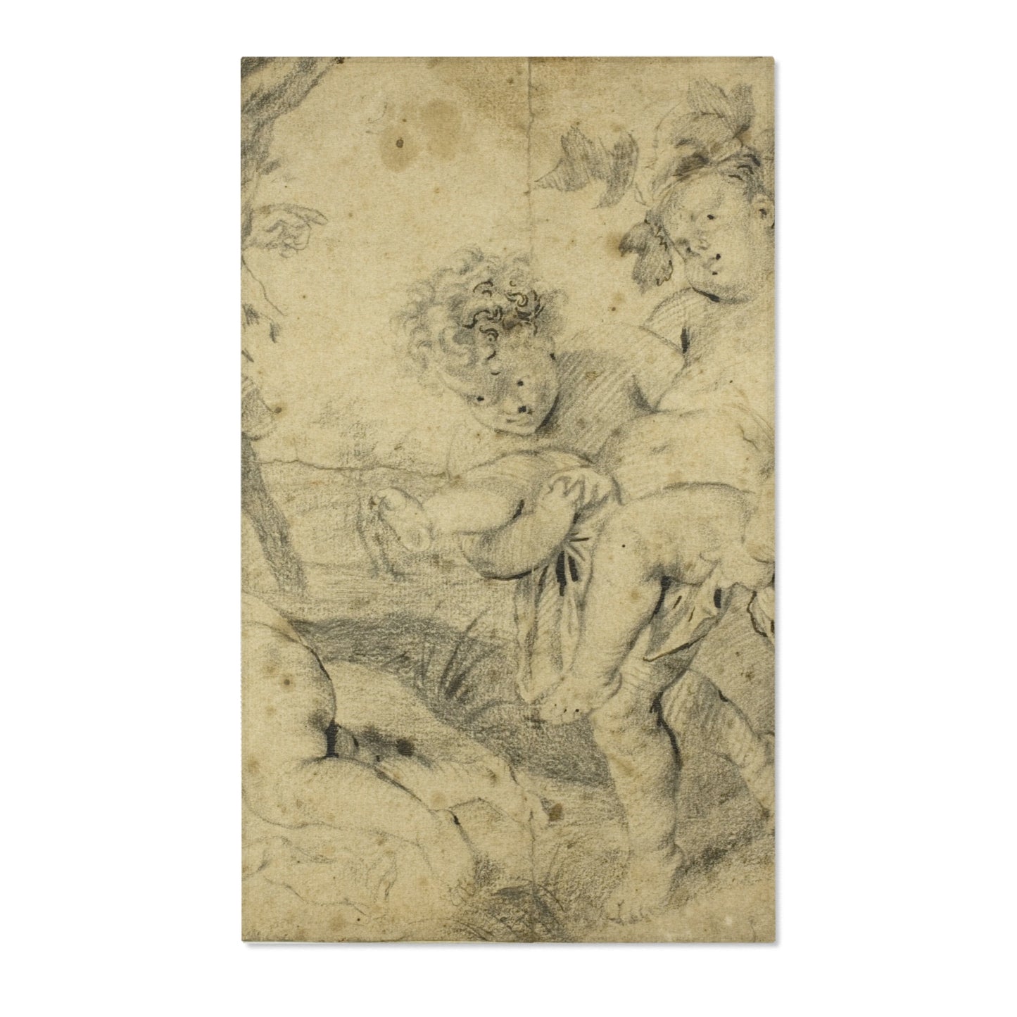 Anthony van Dyck - Young Bacchus and Companions | Area Rug