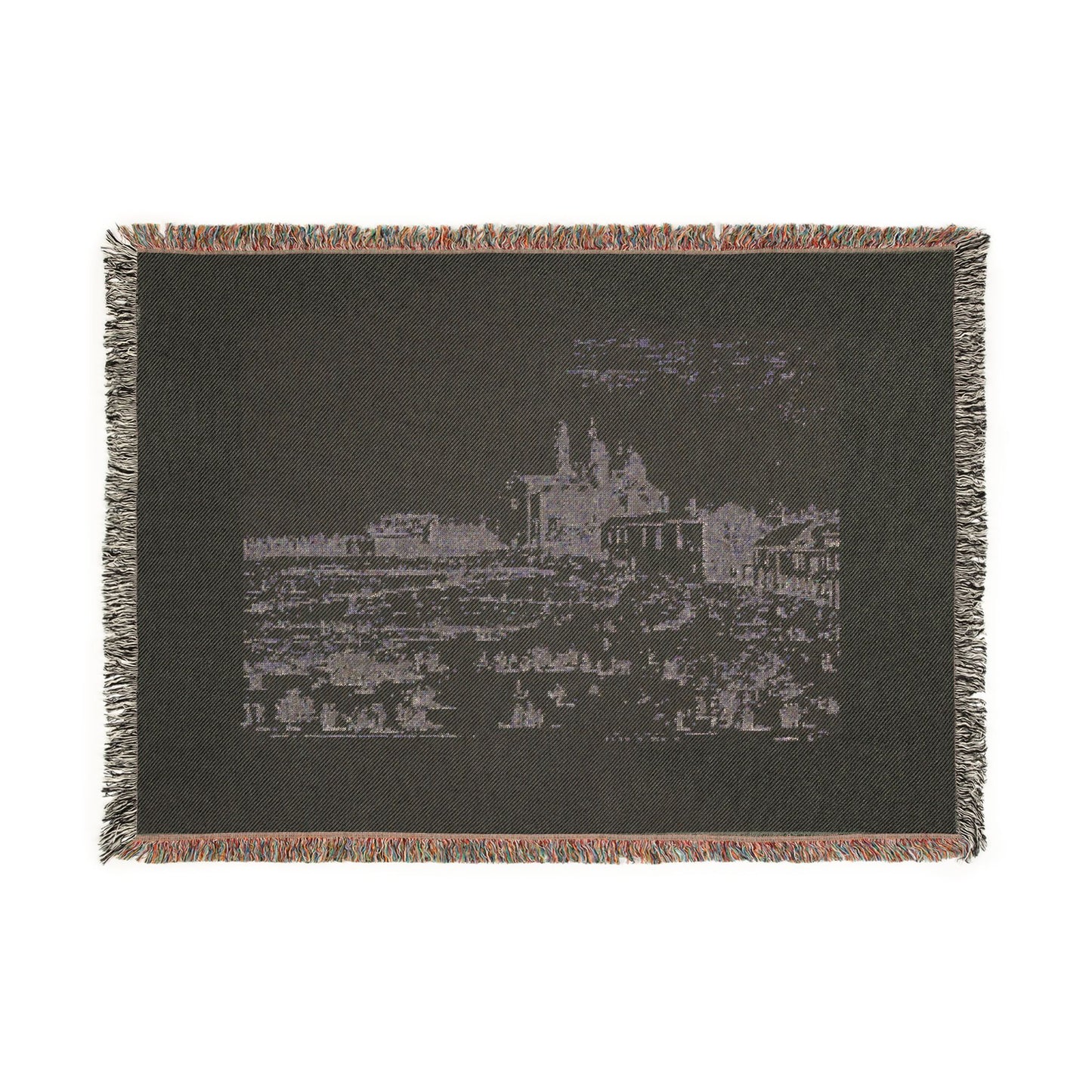 Canaletto - S. Giustina in prà della Vale, from Vedute | Woven Tapestry Blanket