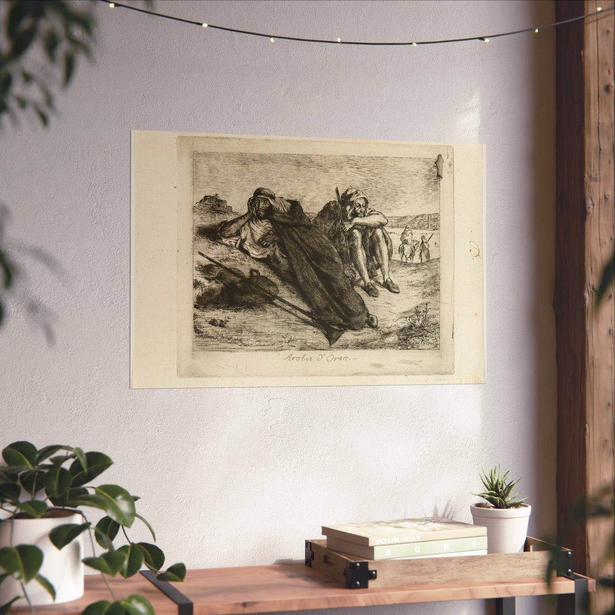 Arabs of Oran — Eugène Delacroix Fine Art Poster