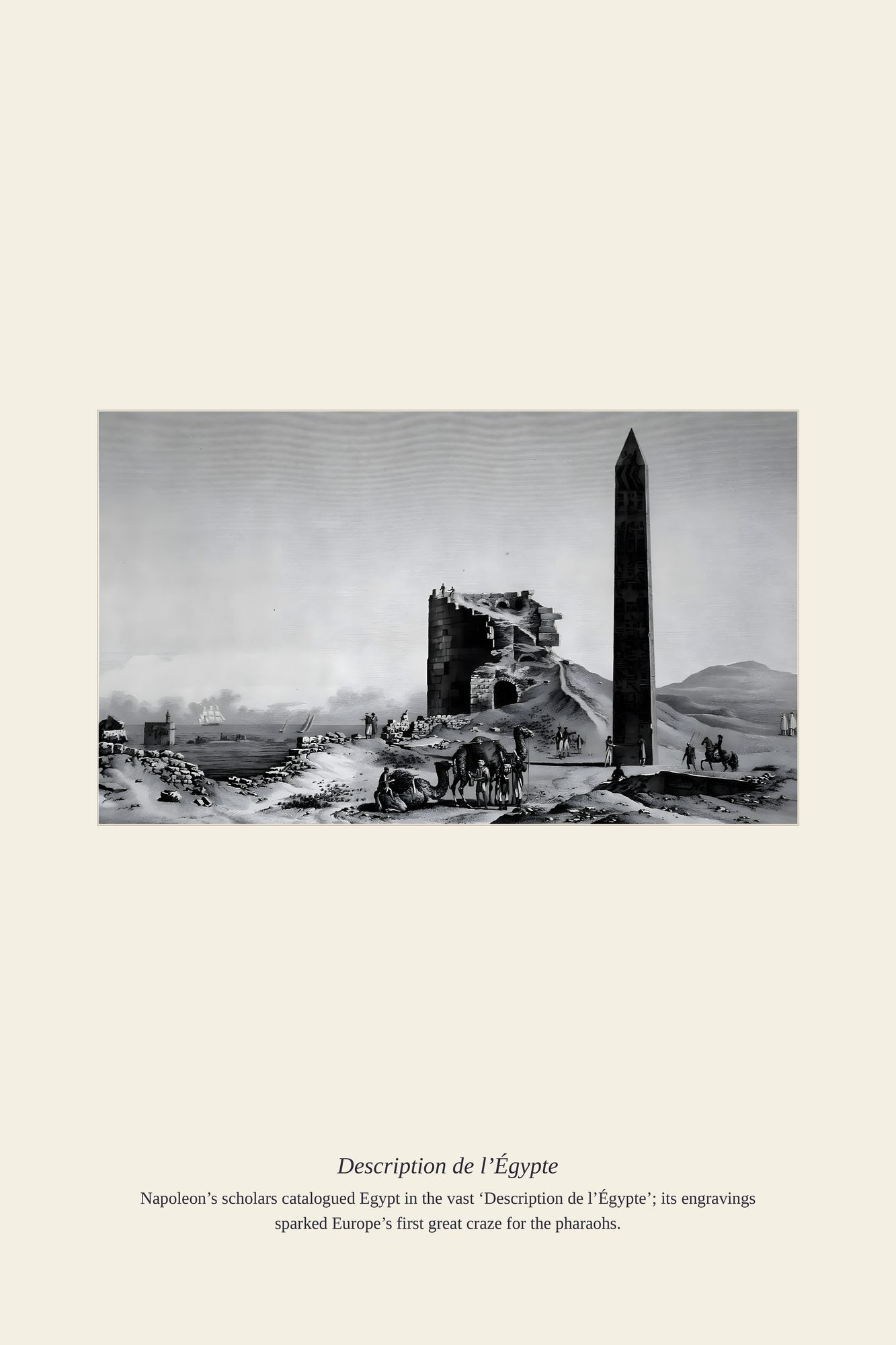 Description de l’Égypte — antique art print