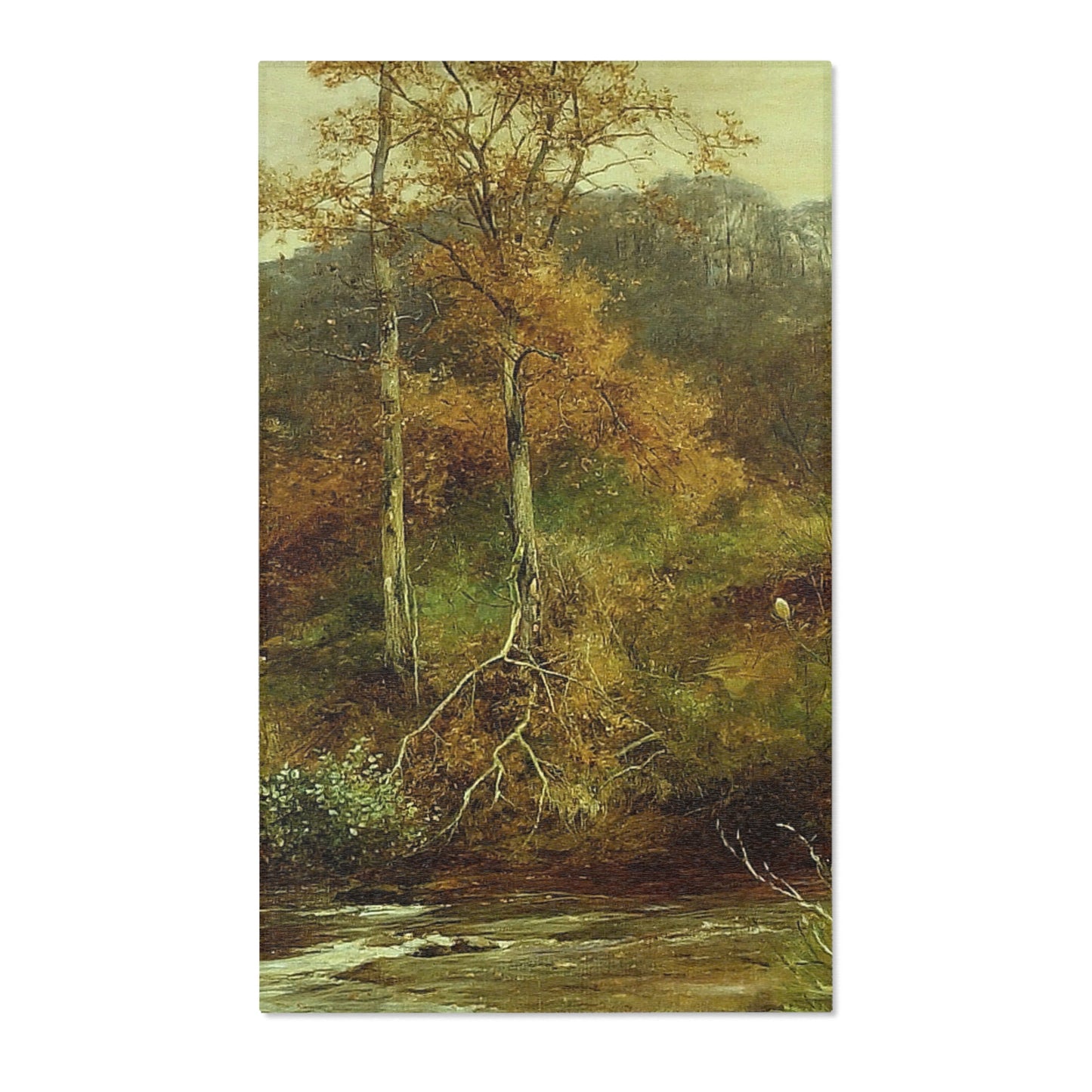 David Bates - Autumn River Scene, The Brook | Area Rug