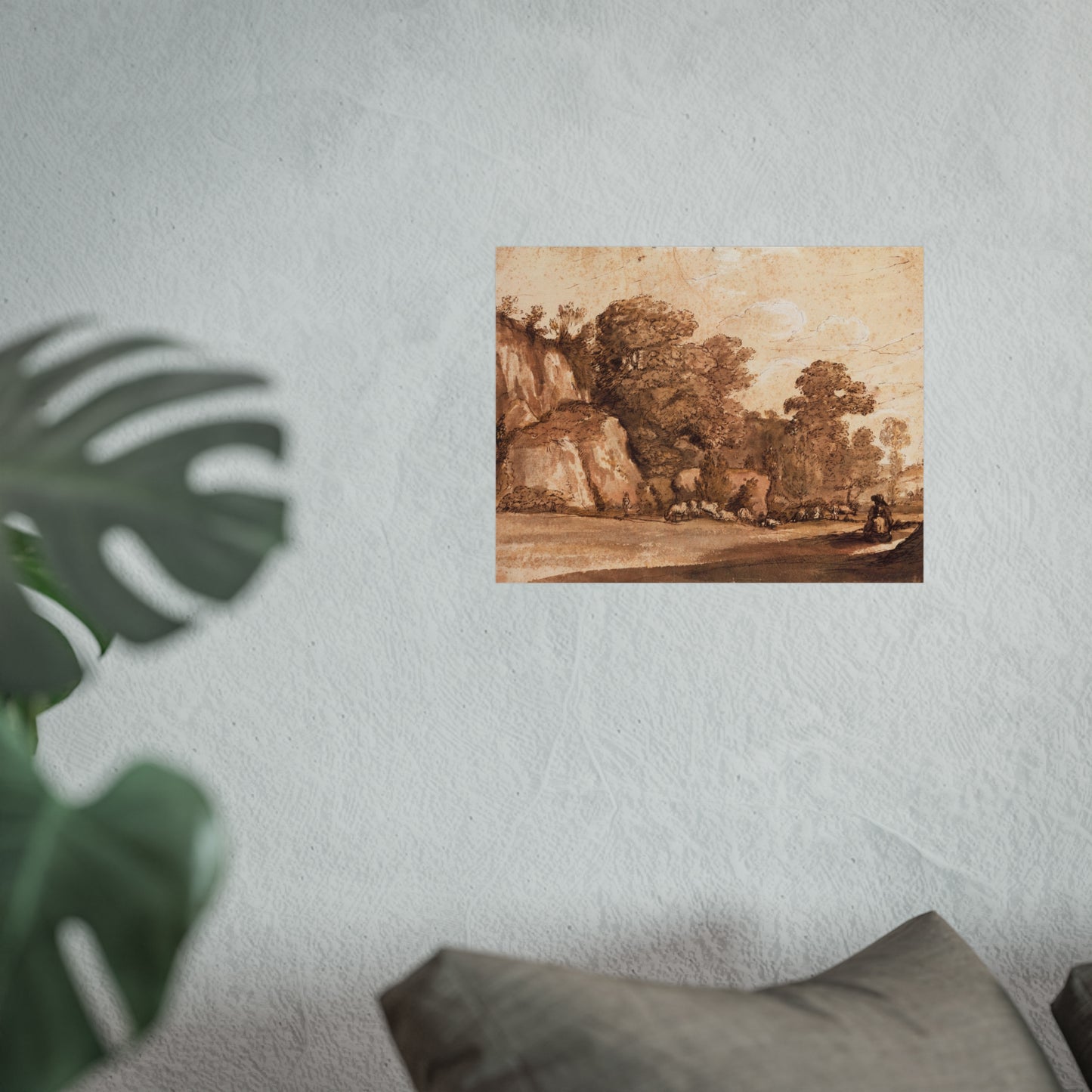 Claude Lorrain - A Rocky Hillside | Fine Art Poster