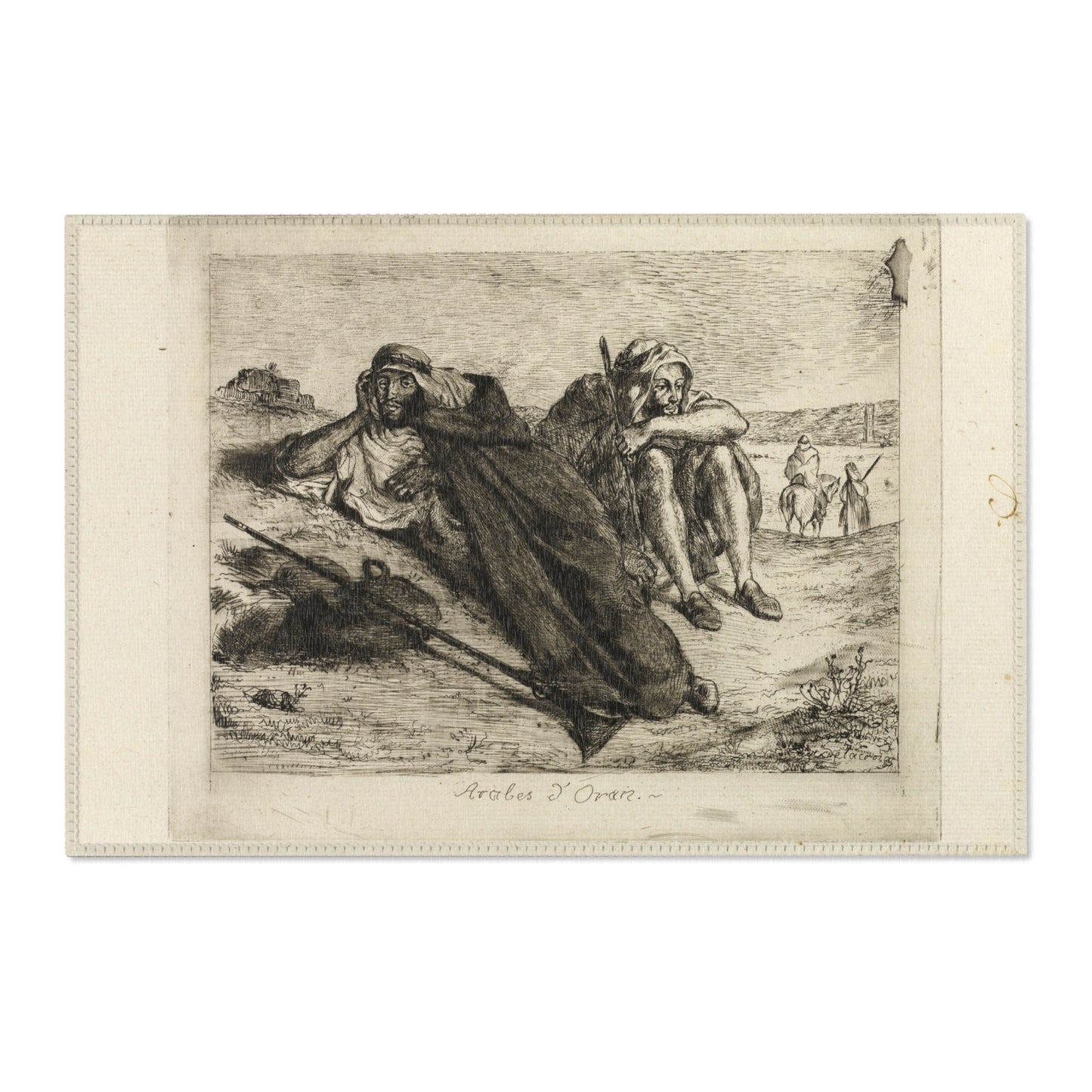 Eugène Delacroix - Arabs of Oran | Area Rug