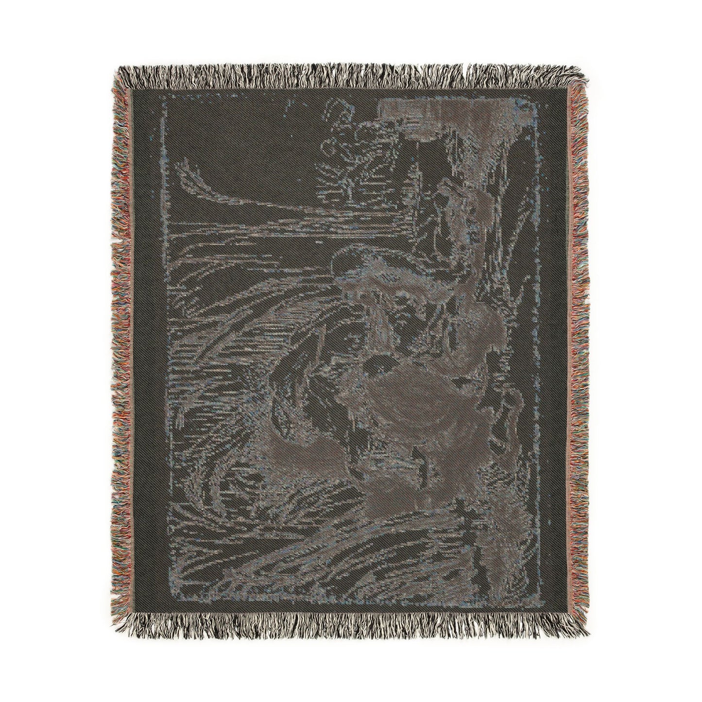 Rembrandt van Rijn - The Monk in the Cornfield | Woven Tapestry Blanket
