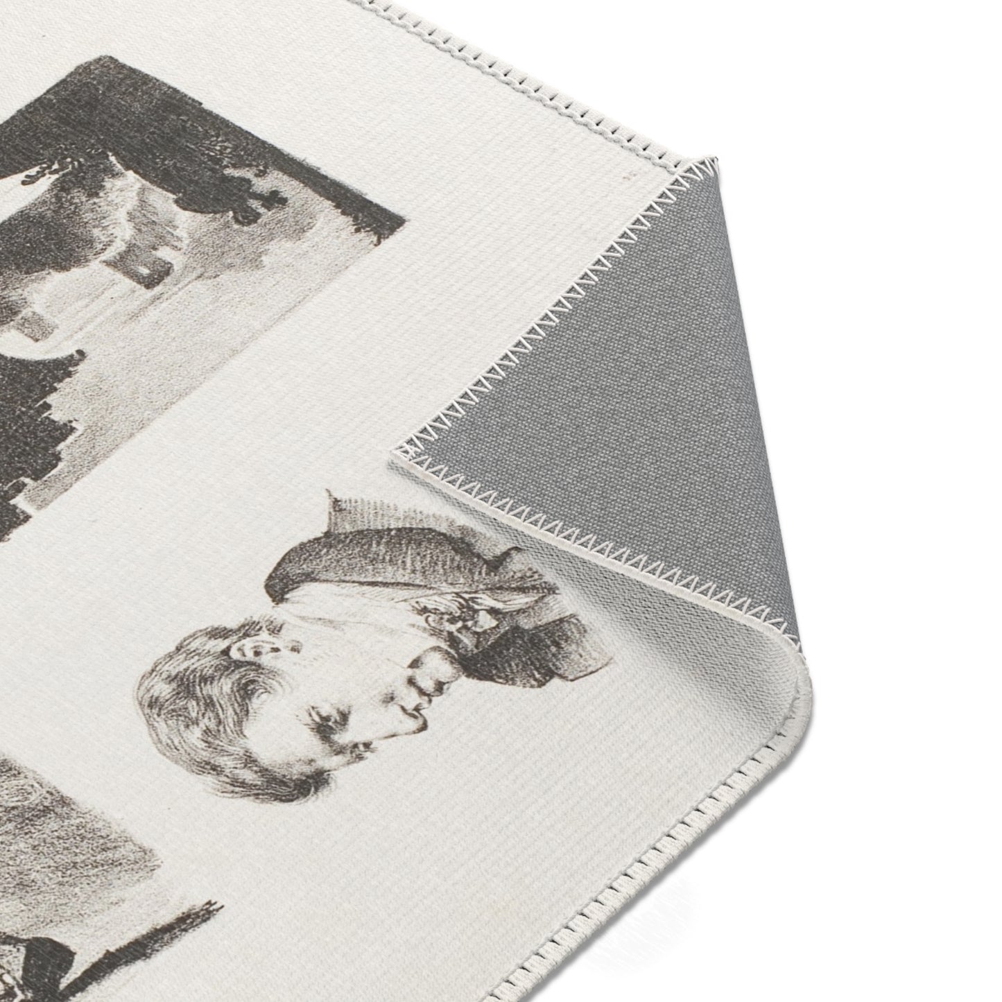 Eugène Delacroix - Sheet of Sketches | Area Rug