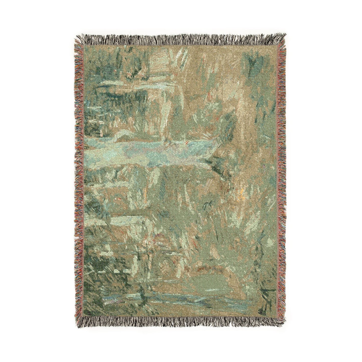 Berthe Morisot - Forêt de Compiègne | Woven Tapestry Blanket
