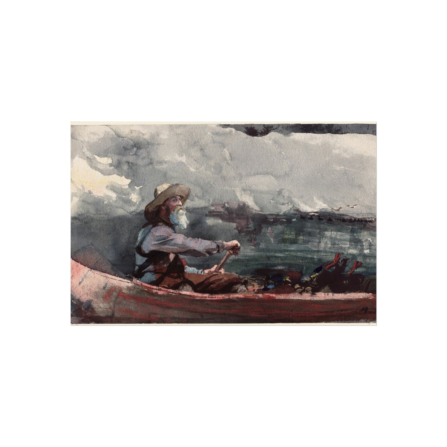 Winslow Homer - Adirondacks Guide | Fine Art Poster