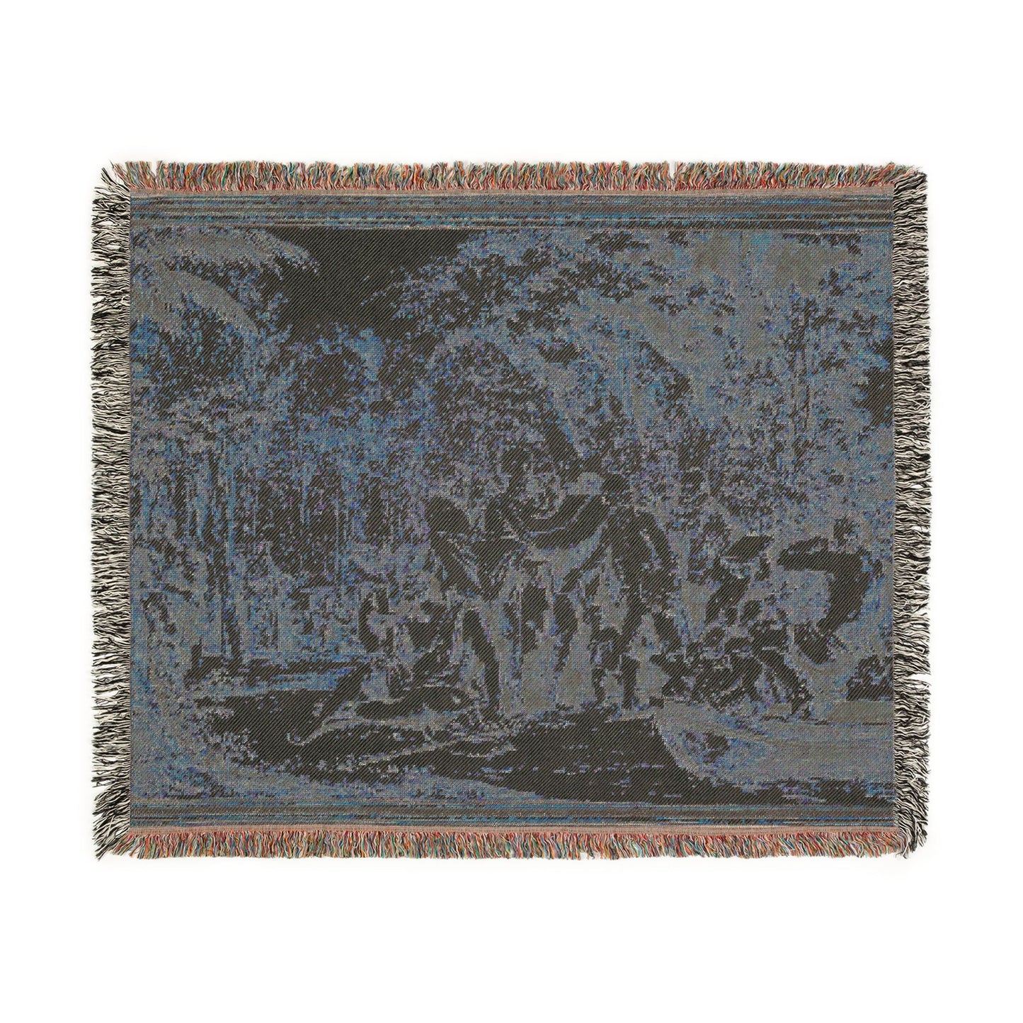 Jean Michel Moreau - The Arrival of Jean-Jacques Rousseau to the Champs-Élysées | Woven Tapestry Blanket