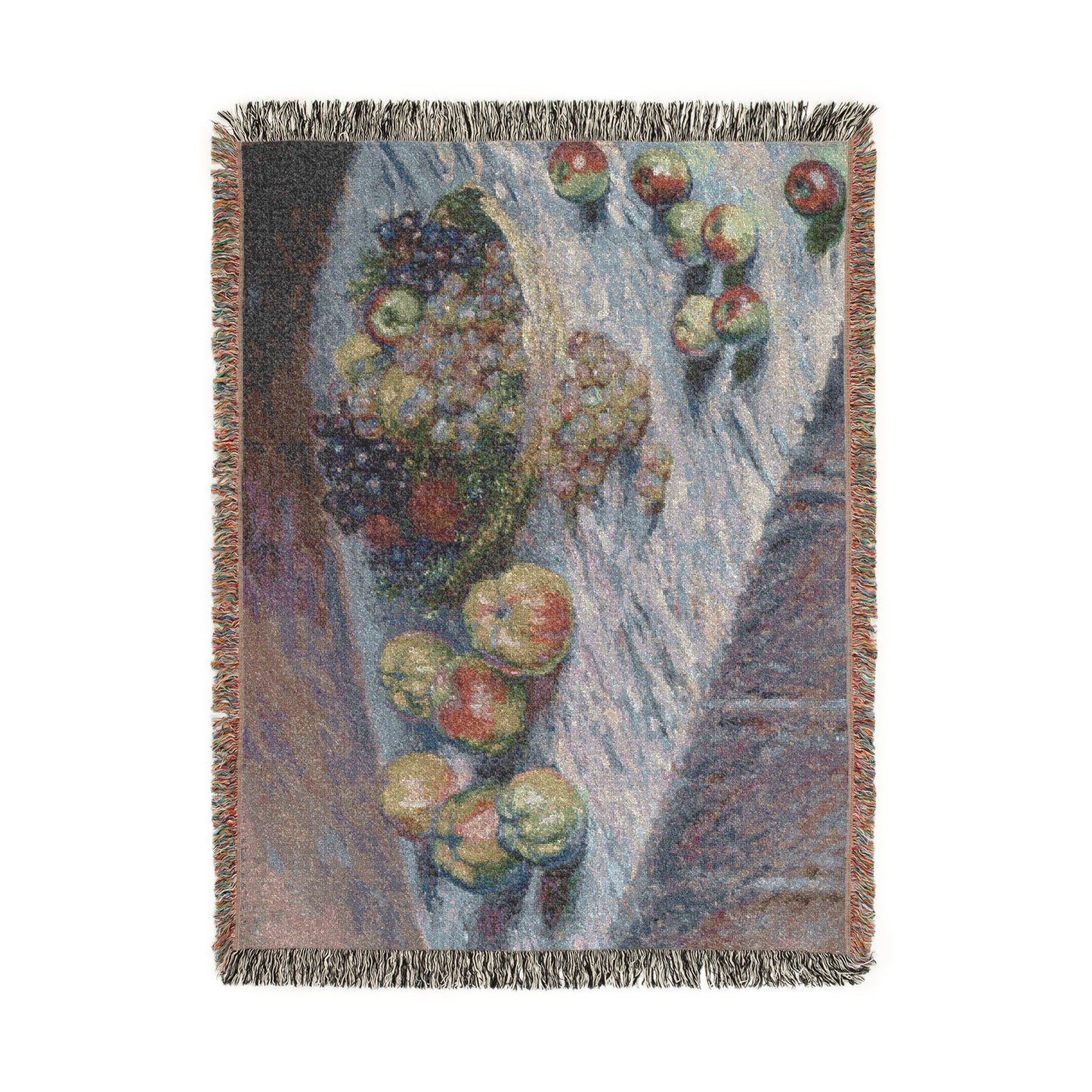 Claude Monet - Apples and Grapes | Woven Tapestry Blanket