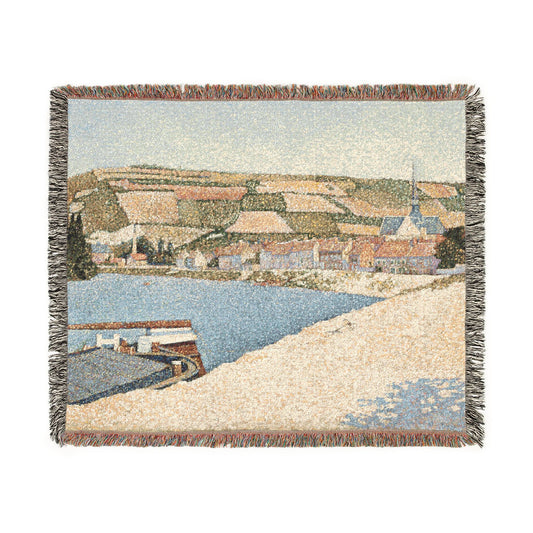 Les Andelys, Côte d'Aval — Signac Tapestry Blanket