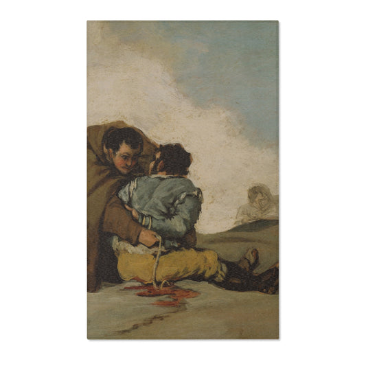 Friar Pedro Binds El Maragato with a Rope — Goya Area Rug