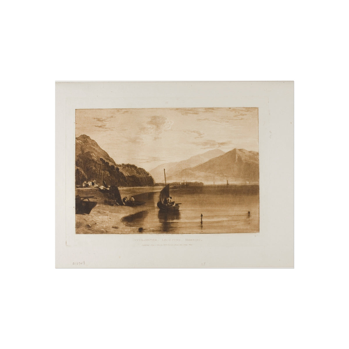 Inverary Pier Loch Fyne, Morning — Joseph Mallord William Turner Fine Art Poster