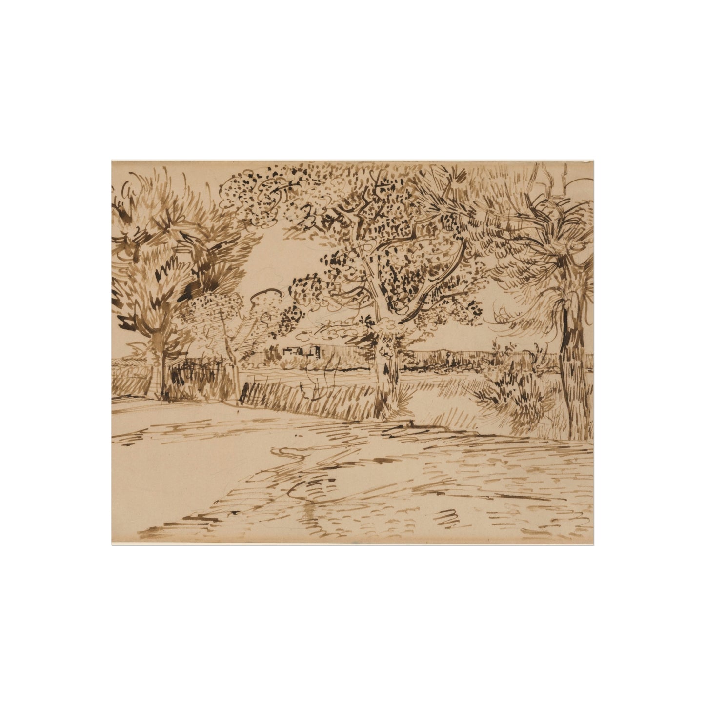 Vincent van Gogh - Landscape at Arles | Fine Art Poster
