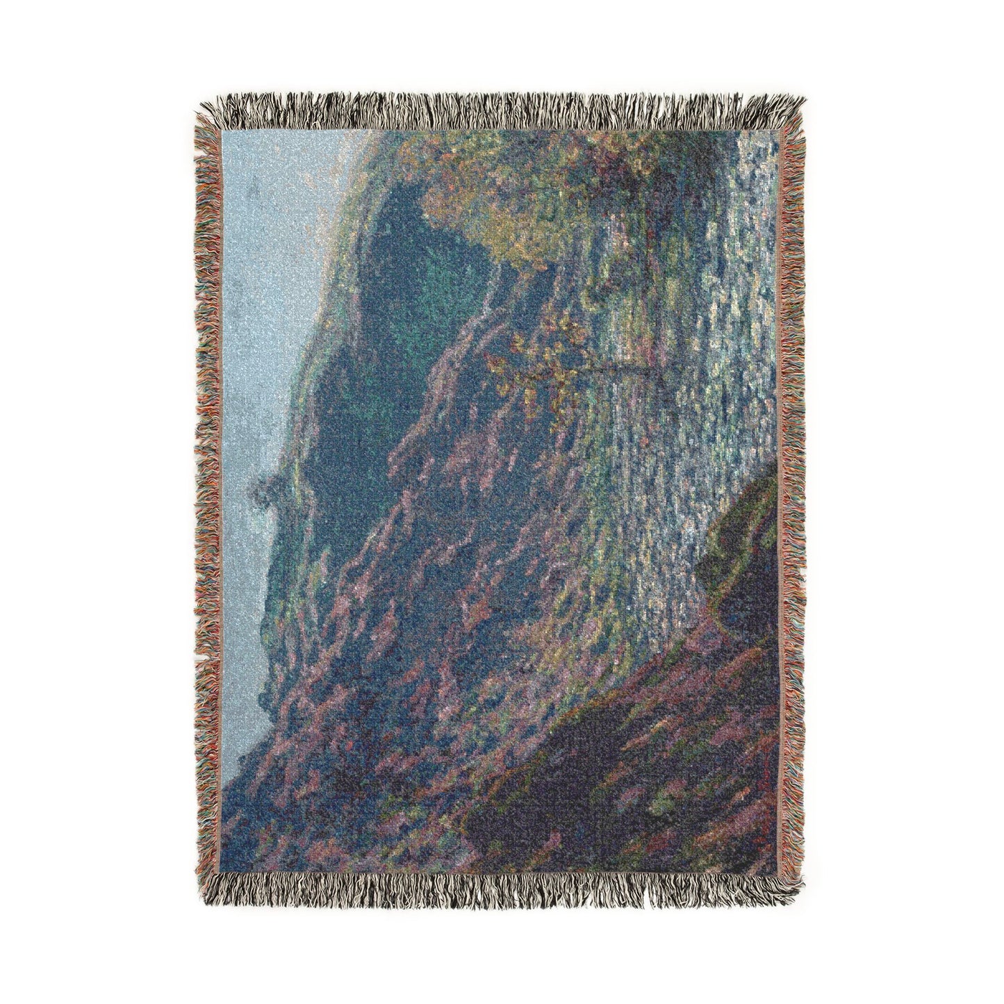 Claude Monet - The Petite Creuse River | Woven Tapestry Blanket