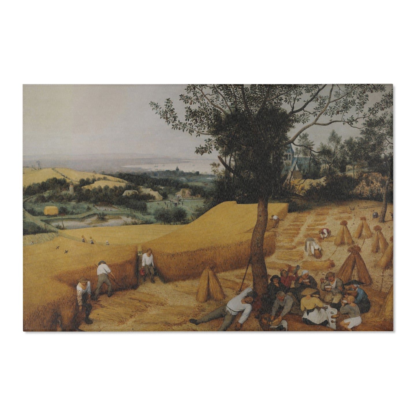 Pieter Bruegel the Elder- The Harvesters - Google Art Project | Area Rug