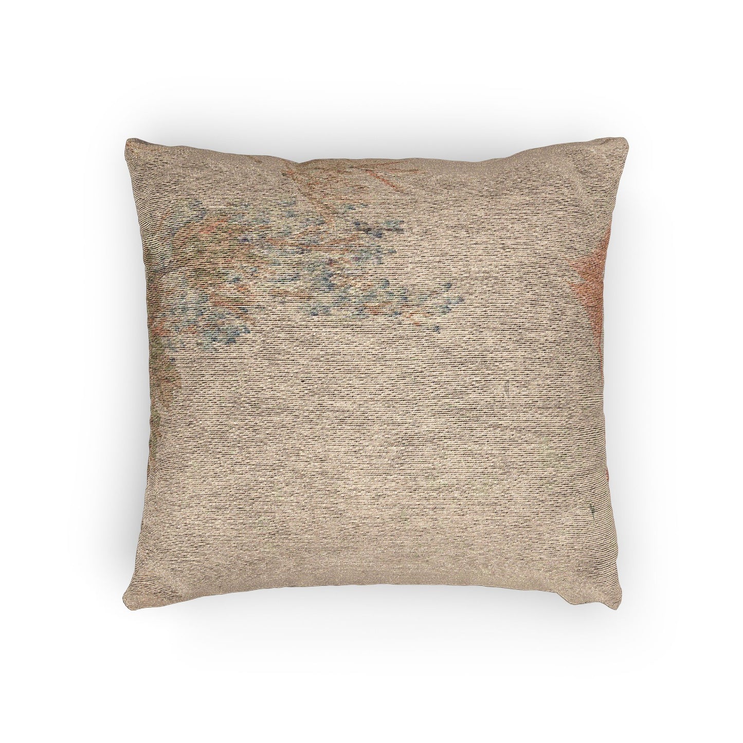 Wisteria and Goldfish II Woven Pillow