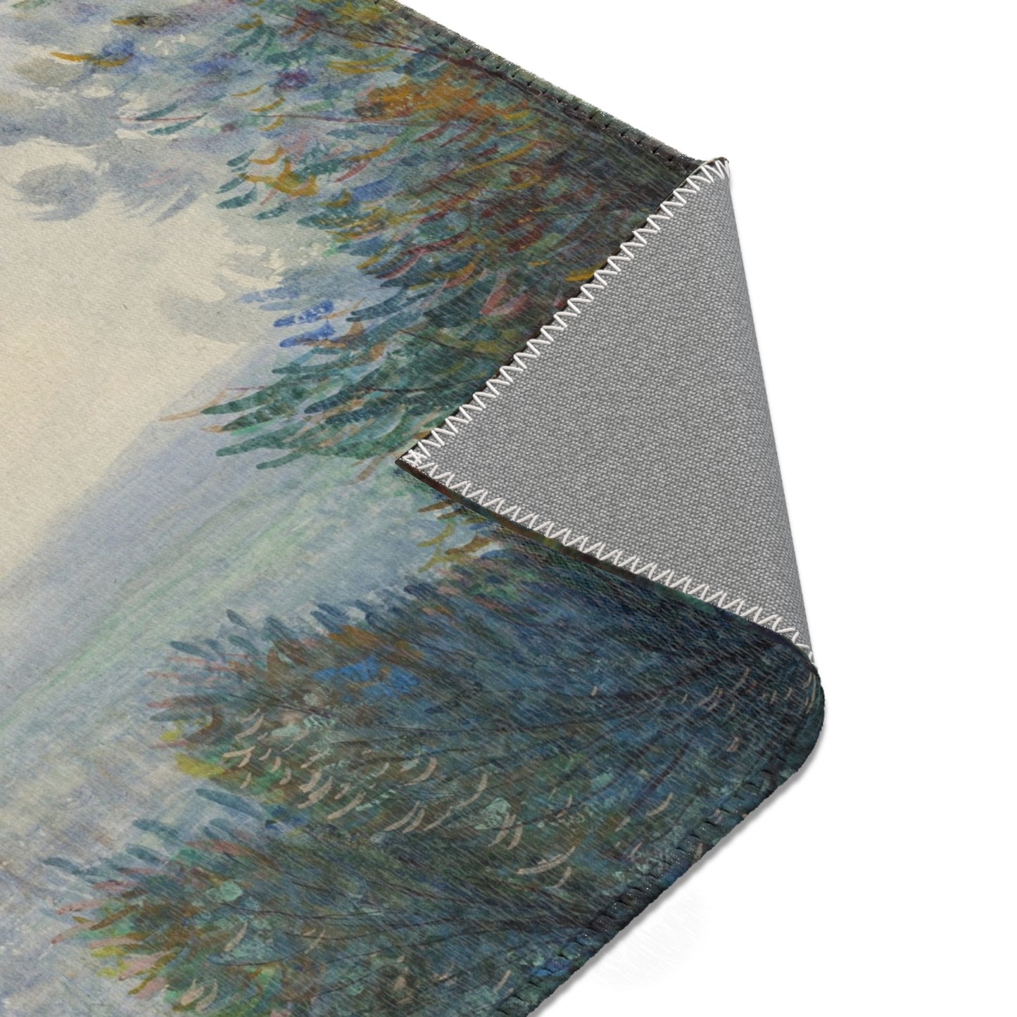 Pierre-Auguste Renoir - The Auvers Valley on the Oise River | Area Rug