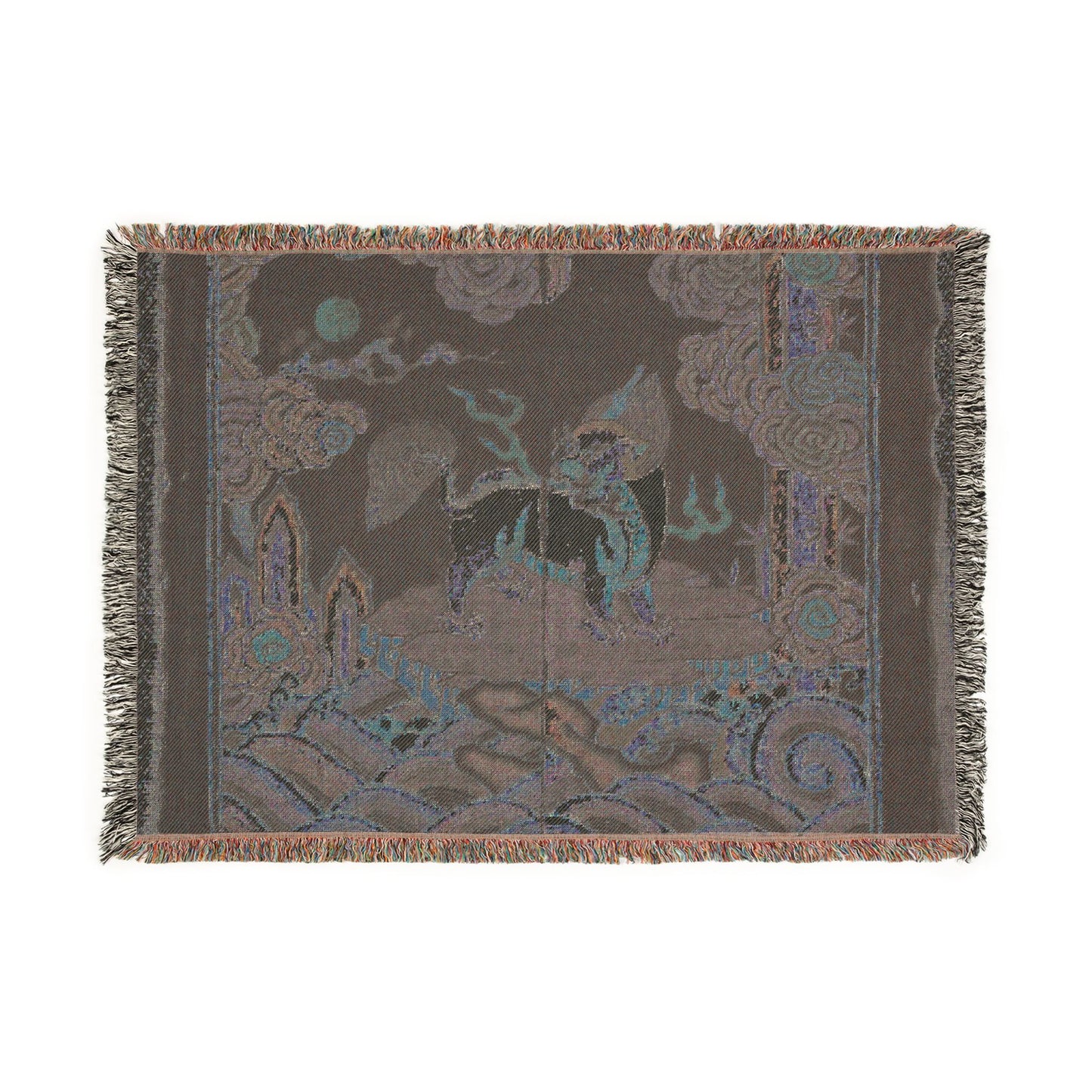130_rank-badge-buzi | Woven Tapestry Blanket