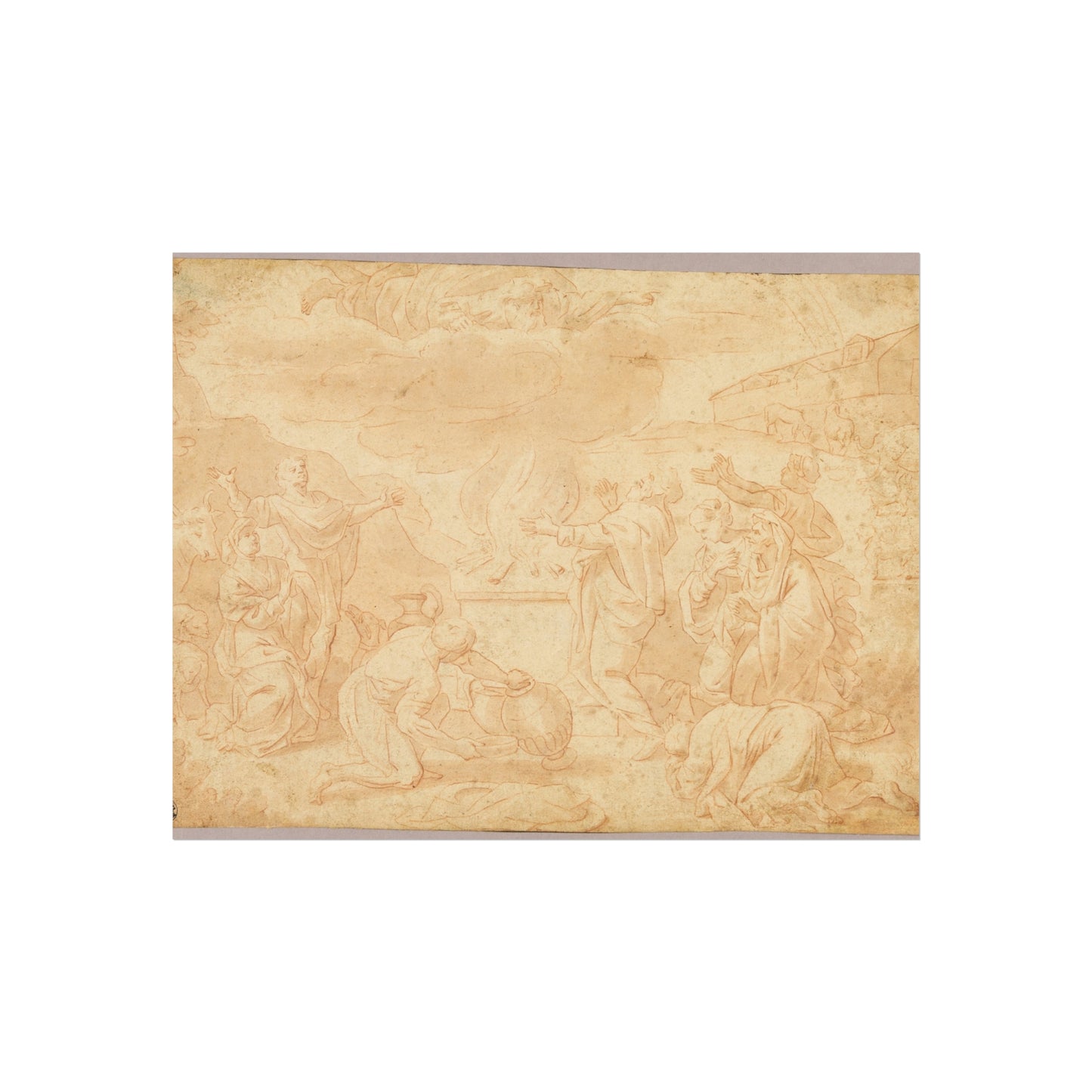 Nicolas Poussin - Noah's Sacrifice | Fine Art Poster