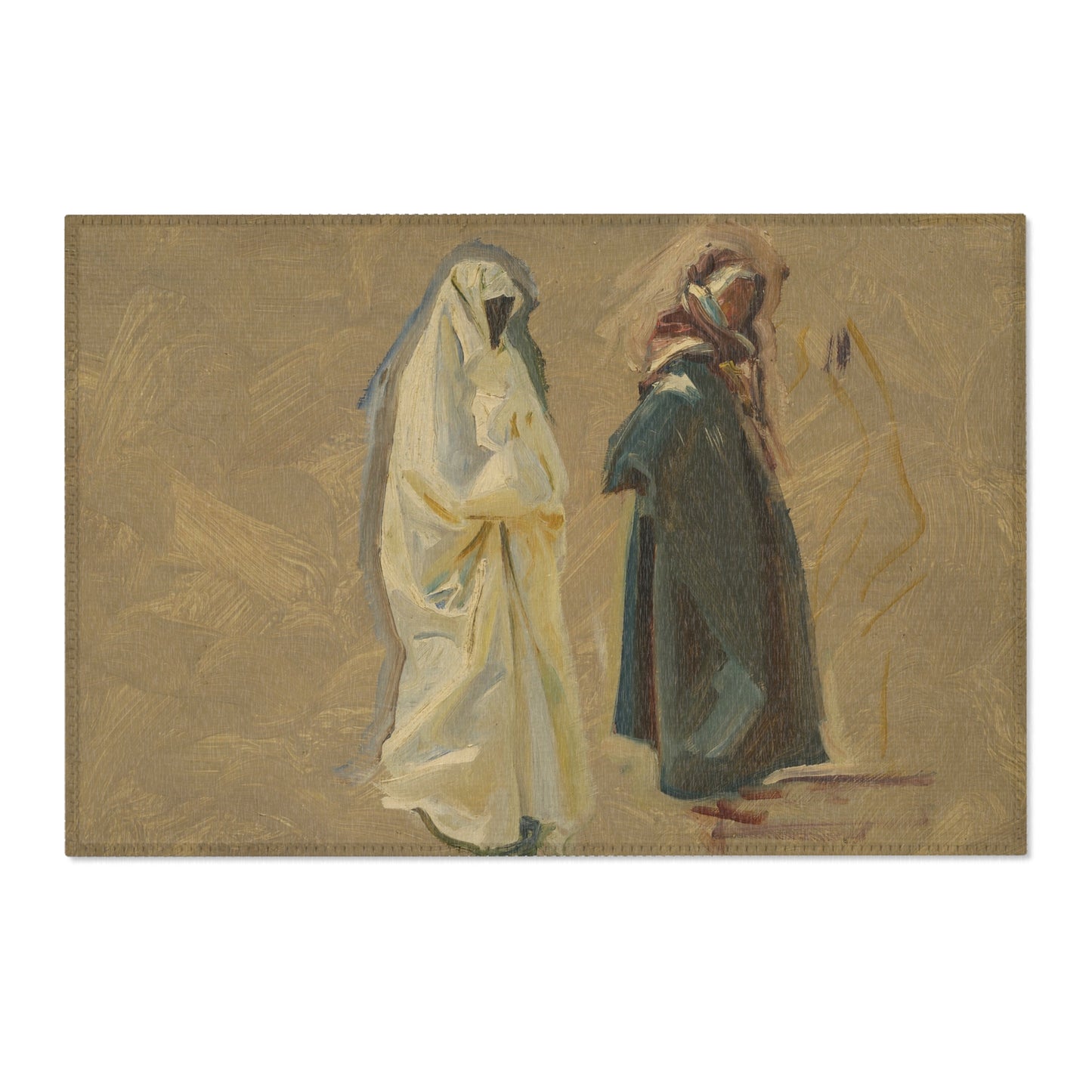 John Singer Sargent - Study of Two Bedouins | Area Rug