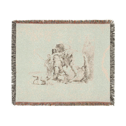 The Rider Standing — Tiepolo Tapestry Blanket