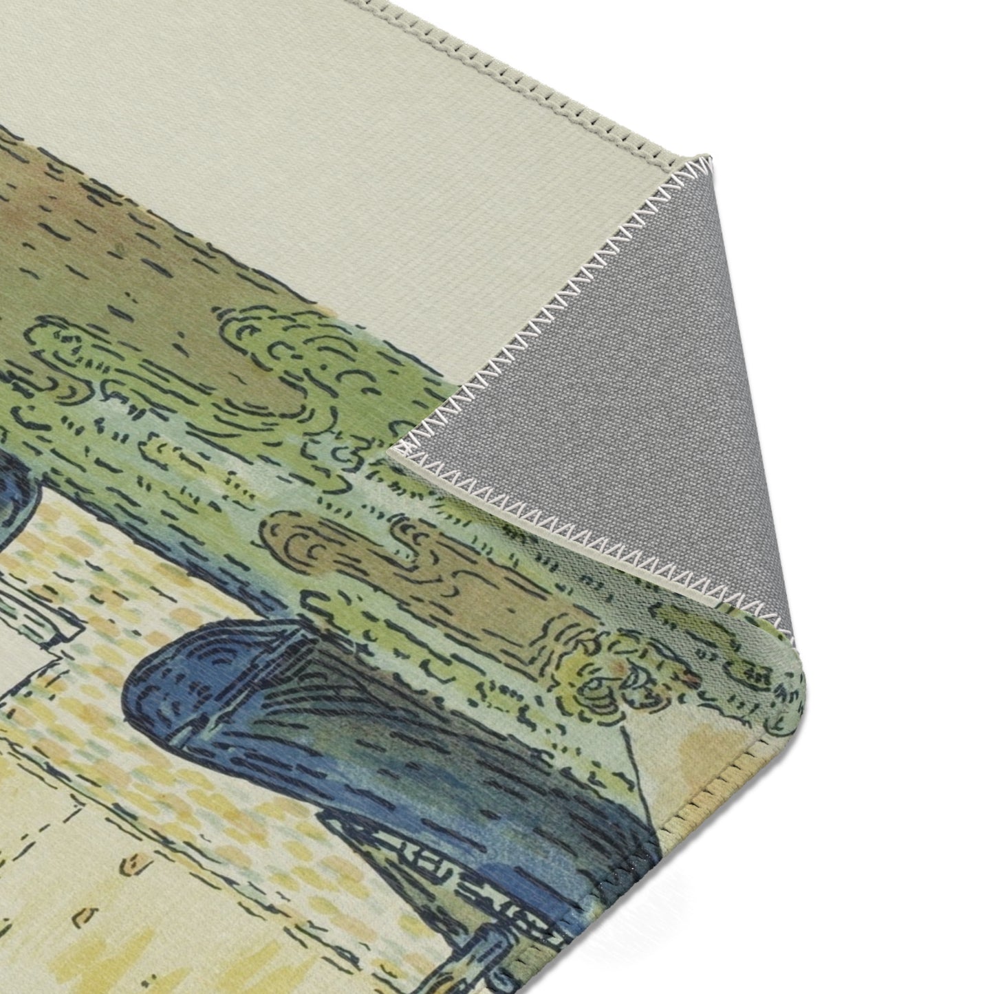 Paul Signac - The Port of St. Tropez II, from the seventh album of L'Estampe originale | Area Rug