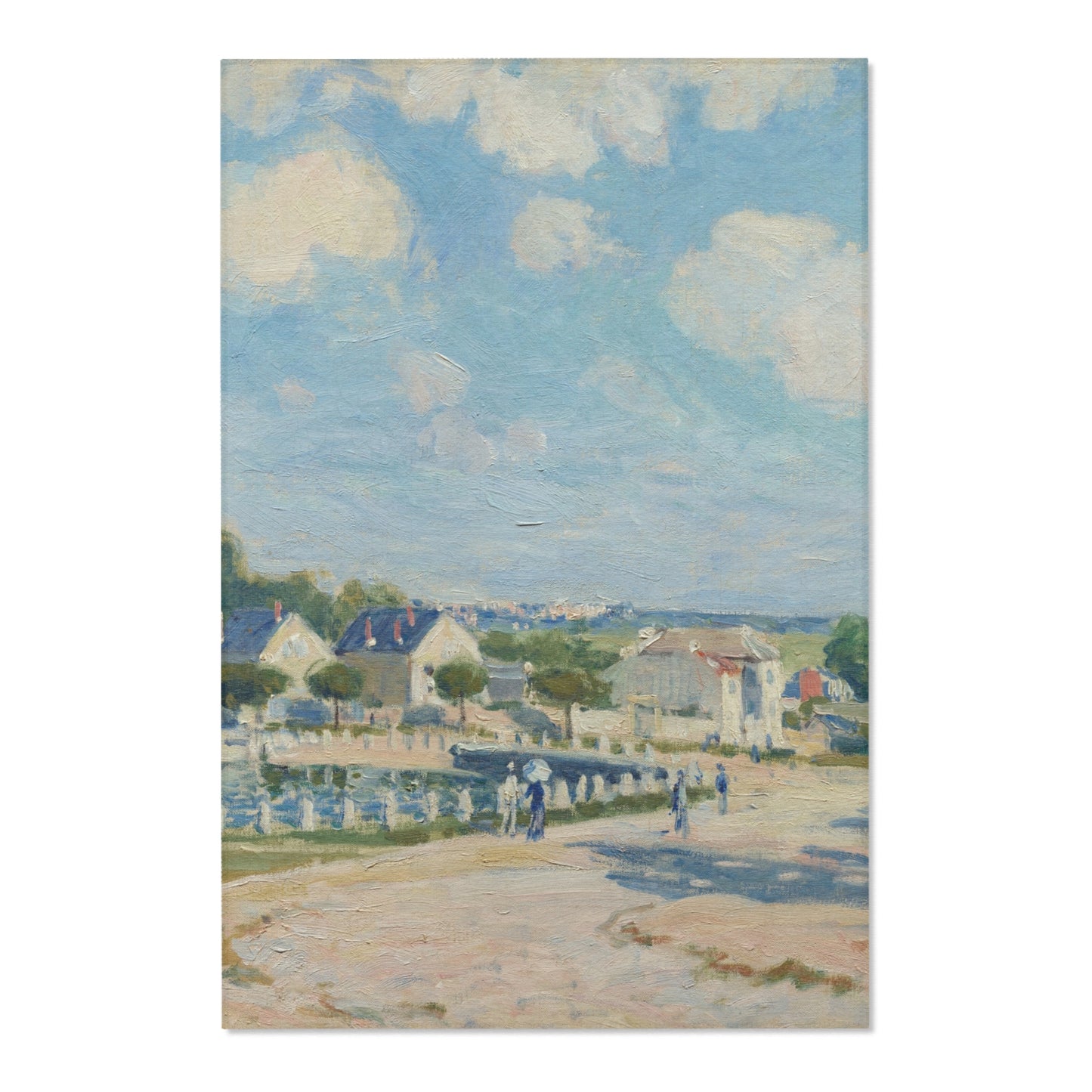 Alfred Sisley - Watering Place at Marly | Area Rug