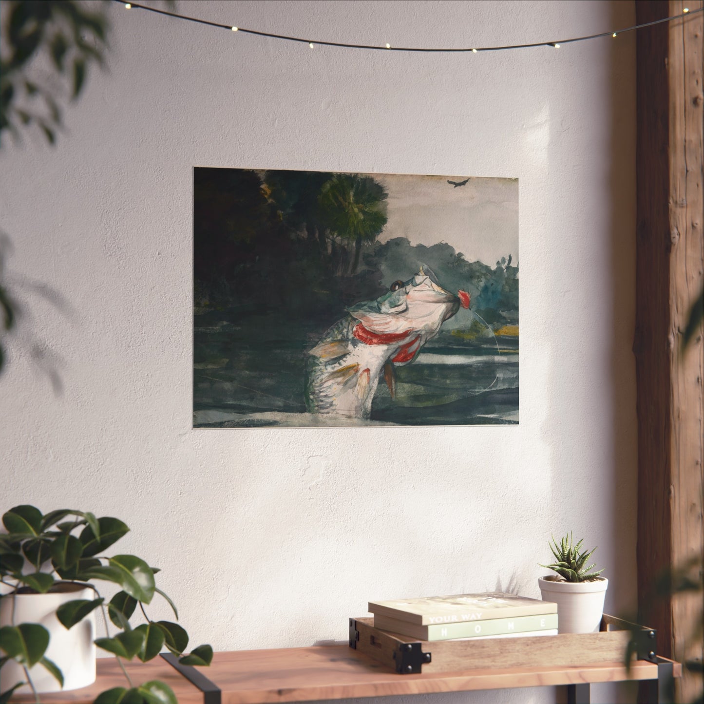 Winslow Homer - Life-Size Black Bass | Fine Art Poster