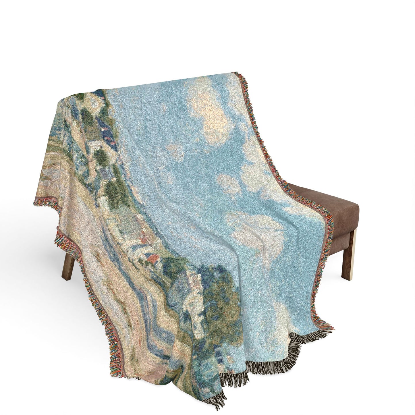 Alfred Sisley - Watering Place at Marly | Woven Tapestry Blanket