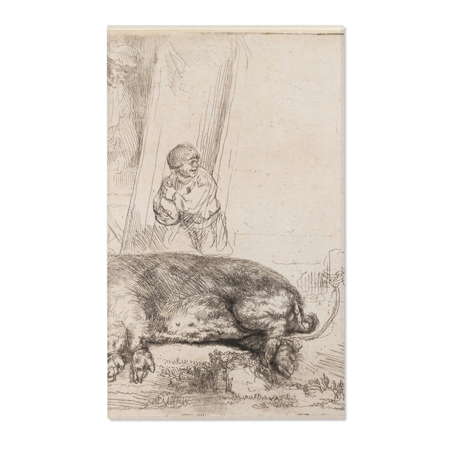 Rembrandt van Rijn - The Hog | Area Rug