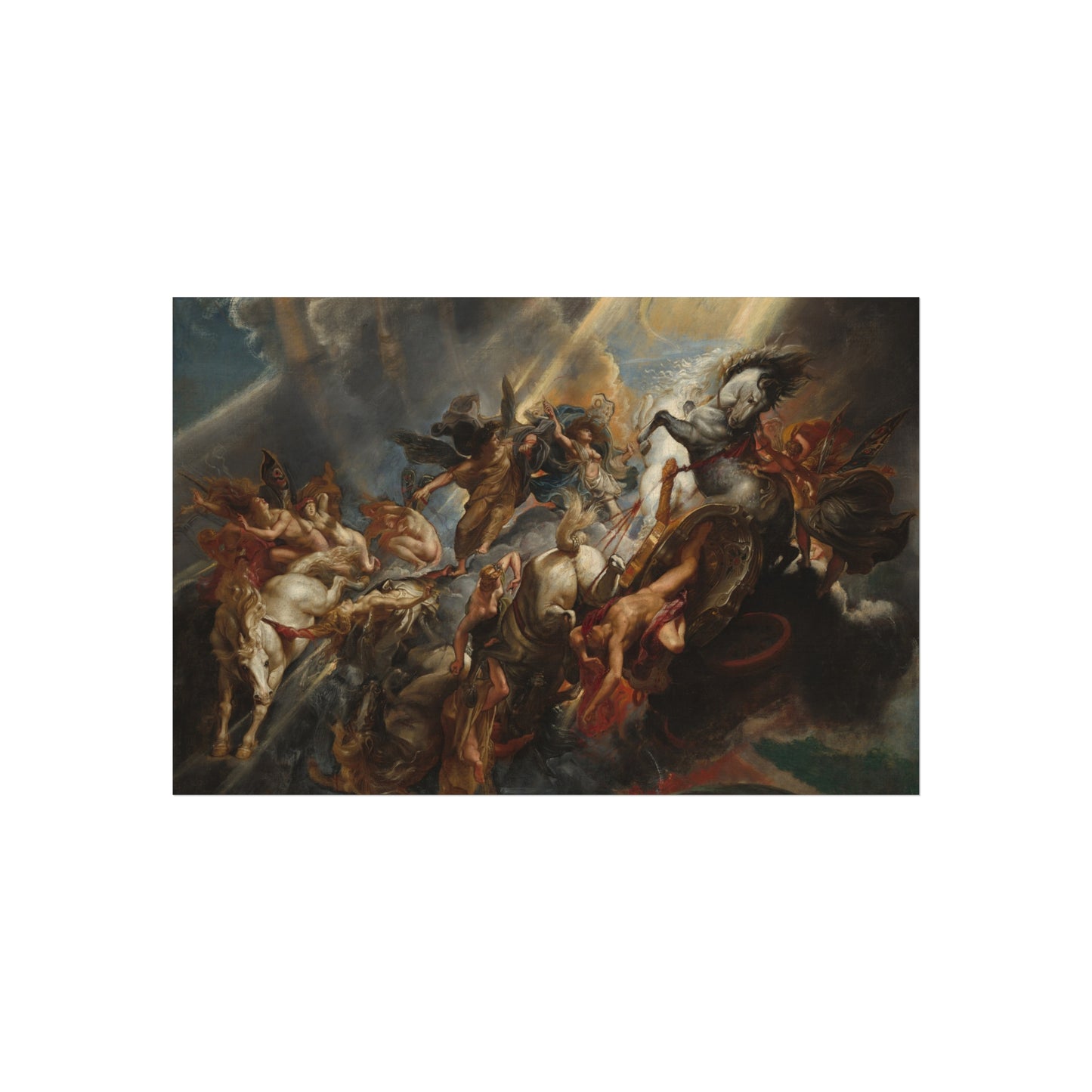 Peter Paul Rubens - The Fall of Phaeton (National Gallery of Art) | Fine Art Poster
