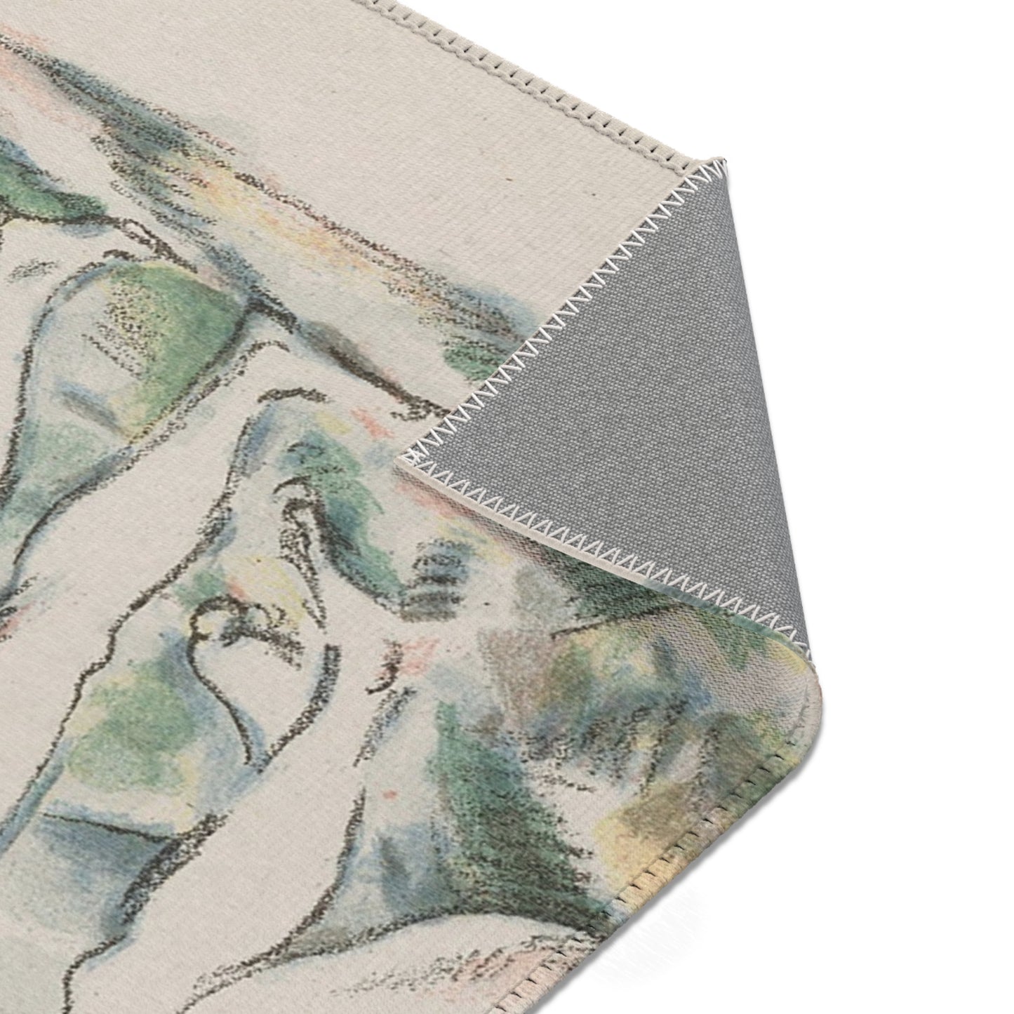 Paul Cezanne - Small Bathers | Area Rug