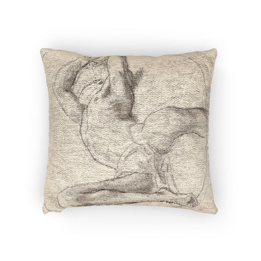 Bound Man; Sketch of Bound Man — Sargent Pillow