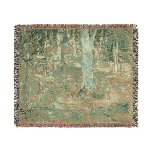 The Forest of Compiègne — Morisot Tapestry Blanket