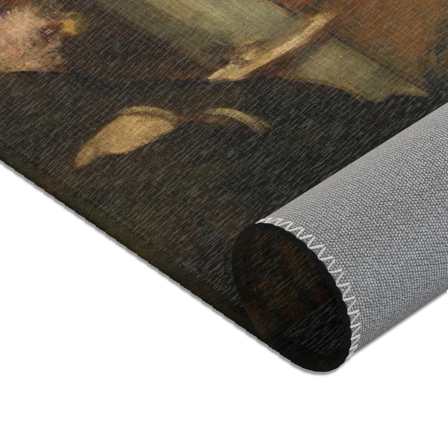 Hilaire Germain Edgar Degas - Portrait of Mme Lisle and Mme Loubens | Area Rug