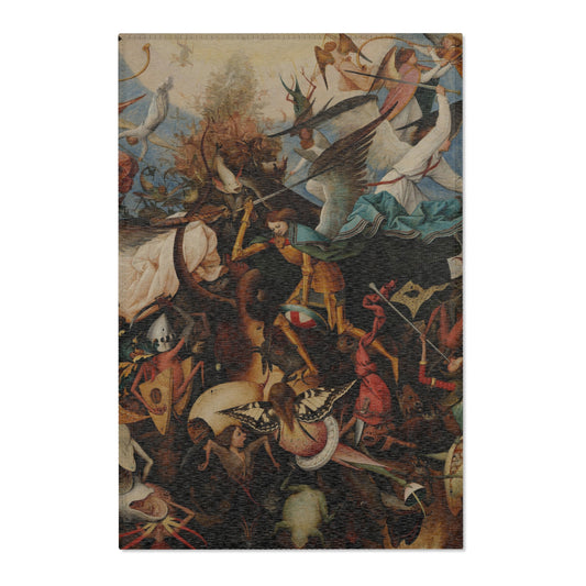 The Fall of the Rebel Angels — Bruegel Area Rug